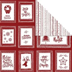 Mønstret papir julepakke