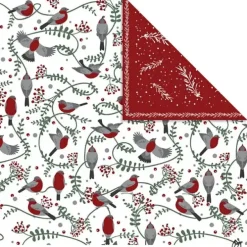 Mønstret papir julepakke