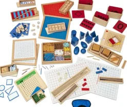 Montessori-læringsmateriell matematikk