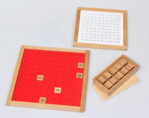 Montessori-læringsmateriell matematikk