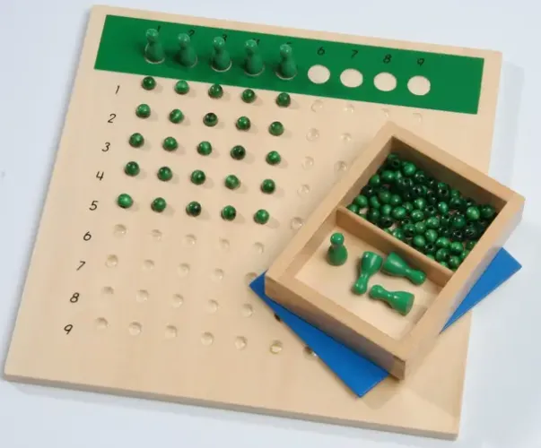 Montessori-læringsmateriell matematikk