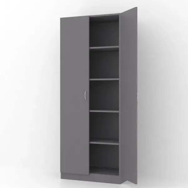 Moss høyskap med dører