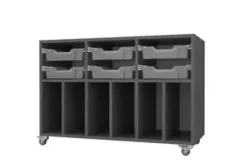 Moss skolereol 3+6 rom med skuffer