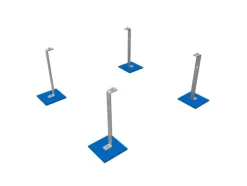 Nedgravingsfundament parkmøbler Lappset