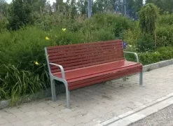 Nonstop Talking benk med armlene