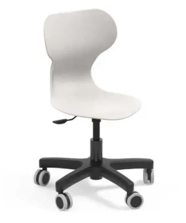 Os elevstol Mini m/hjul Lys grå