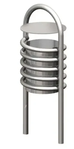 Papyrus avfallsdunk stål 30 l