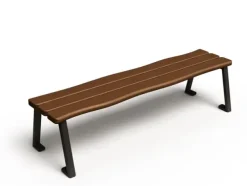 Park benk Flora uten rygg