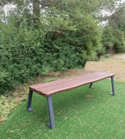 Park benk Flora uten rygg