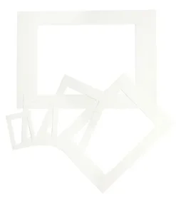 Passepartout hvit mix