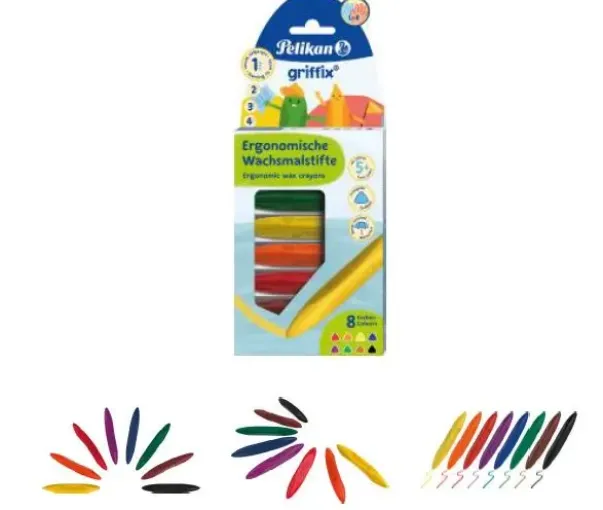 Pelikan ergonomiske fargestifter