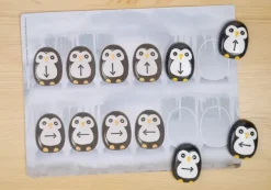 Pingviner kodesteiner aktivitetskort