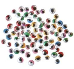 Plastøyne med vipper