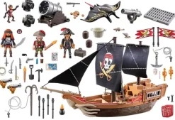 Playmobil piratskip stort