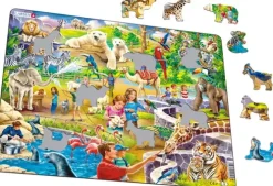 Puslespill dyrepark