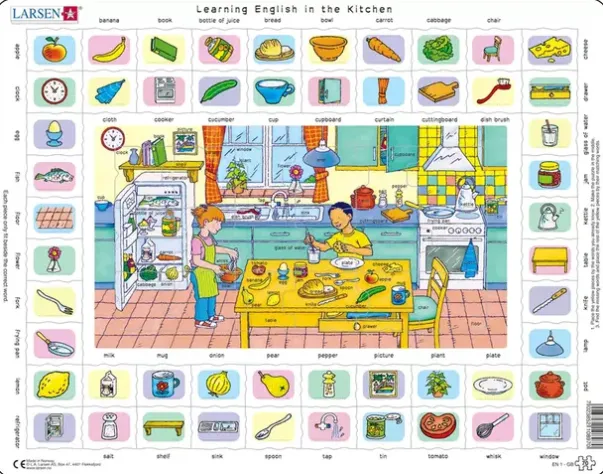 Puslespill learning English 1+2