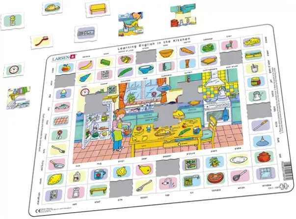 Puslespill learning English 1+2