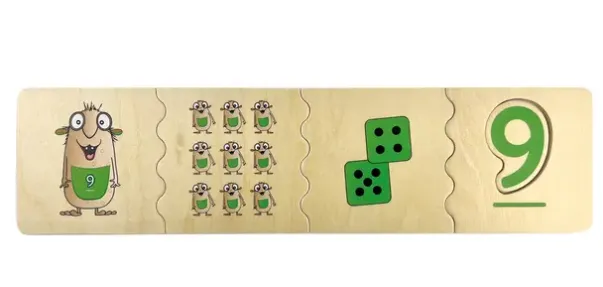 Puslespill Mormels 1-10