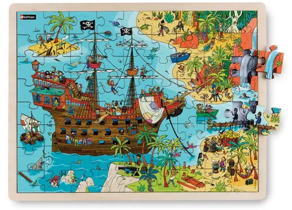 Puslespill sjørøverskute