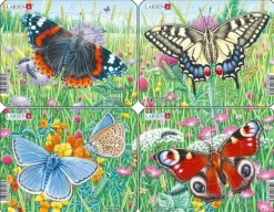 Puslespill sommerfugler