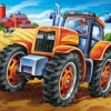 Puslespill traktor