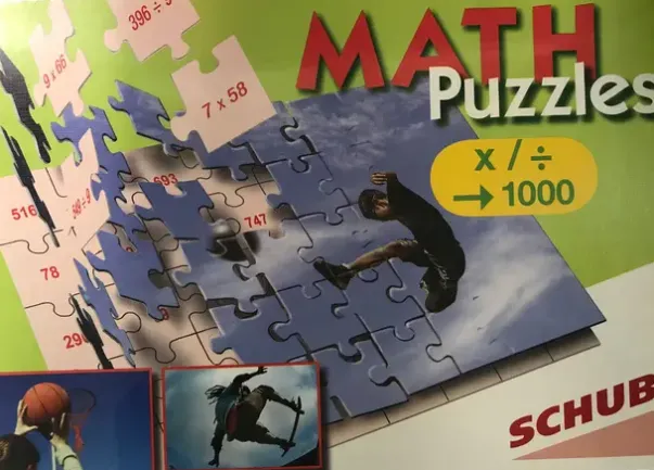Puslespill/mattespill - gange og dele