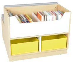 Quadro bokkasse med bred sitteseksjon