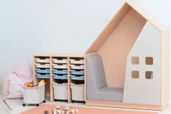 Quadro hus madrass grå