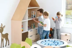 Quadro hus med 3 hyller