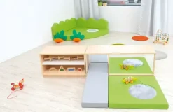 Quadro lekehjørne med speil