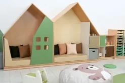 Quadro lesehus madrass beige