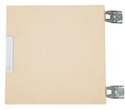 Quadro liten dør til skillevegg beige