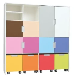 Quadro liten dør til skillevegg beige