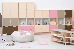 Quadro liten dør til skillevegg hvit