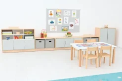 Quadro liten dør til skillevegg hvit