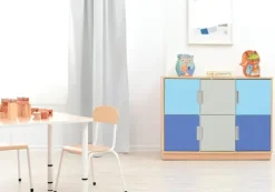 Quadro liten dør til skillevegg hvit