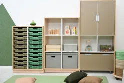 Quadro M+ skuffereol for plastskuffer