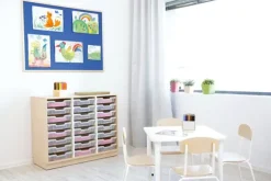 Quadro M skuffereol for plastskuffer