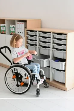 Quadro M+ skuffereol for plastskuffer