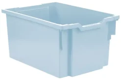 Quadro plastskuff stor lys blå