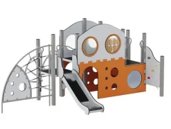 Quadro Play klatrestativ med lekehus