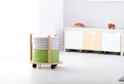 Quadro sitteputer grønn, 5 stk