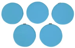 Quadro sitteputer lys blå, 5 stk