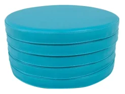 Quadro sitteputer petrol, 5 stk