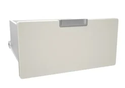 Quadro skuff smal kremhvit