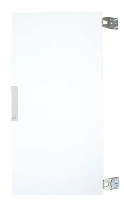 Quadro stor dør til yttervegg hvit