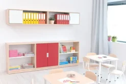 Quadro vegghengt hylle med skillevegg