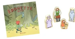 Rødhette og ulven bok med figurer