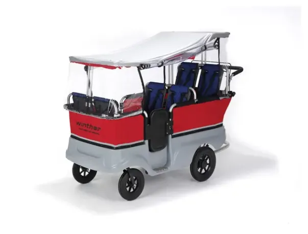 Regnkalesje til barnebuss 6 seter