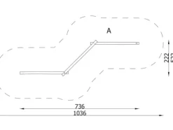 Robinio fitness trippel balansebom